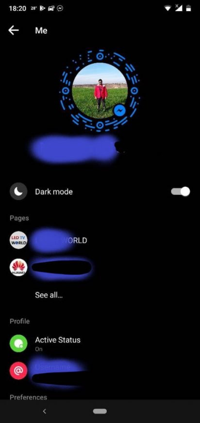 facebook messenger old version layout apk