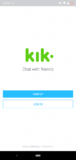 Kik Messenger captura de tela 1