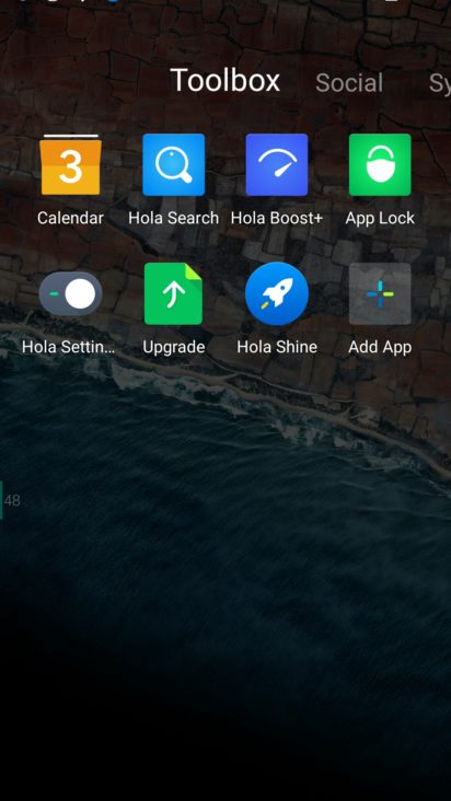 hola launcher for android phone no ads