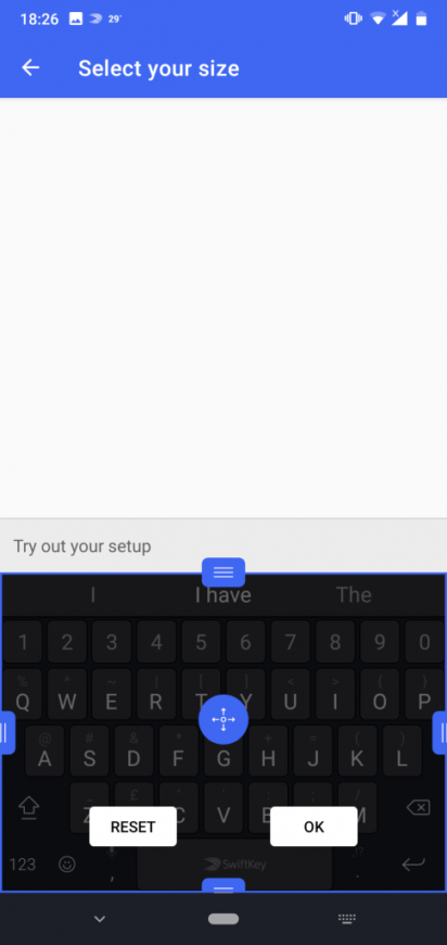 windows 10 mobile keyboard predictive text disapears