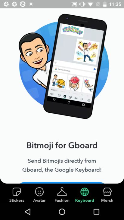 bitmoji app for android