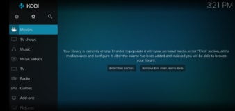 Kodi screenshot 2