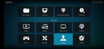 Kodi captura de pantalla 3