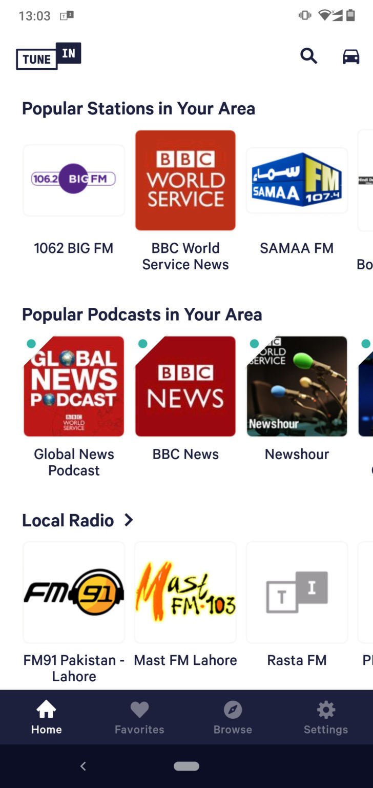 radio tunein apk