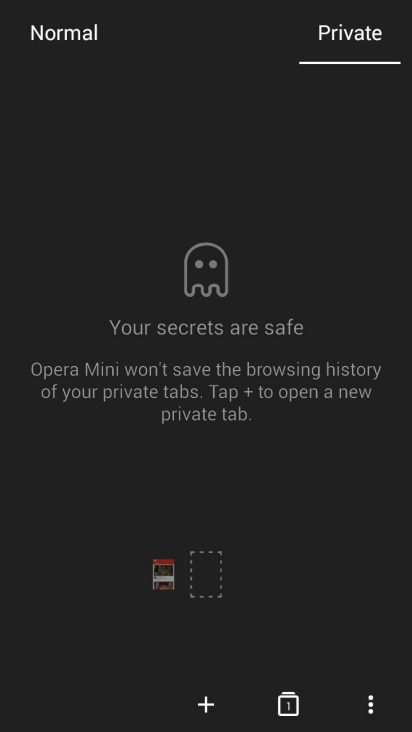 search for opera mini download