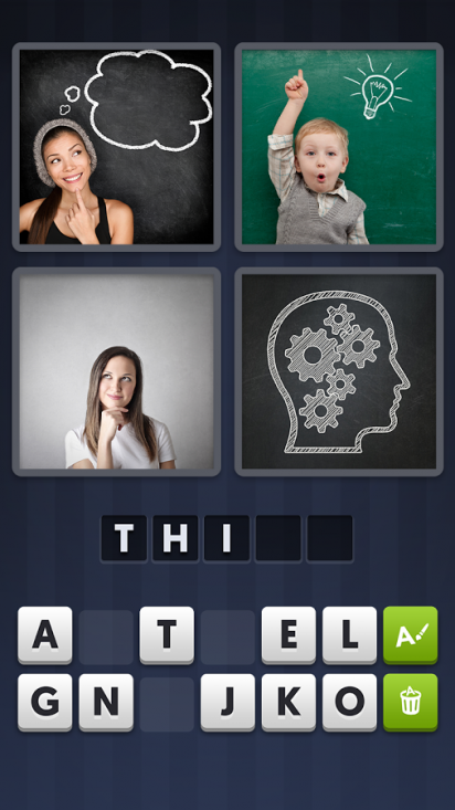 4 pic 1 word