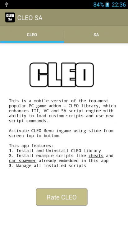 Novo Mod Cleo gta sa android com todos codigos cheats !! 