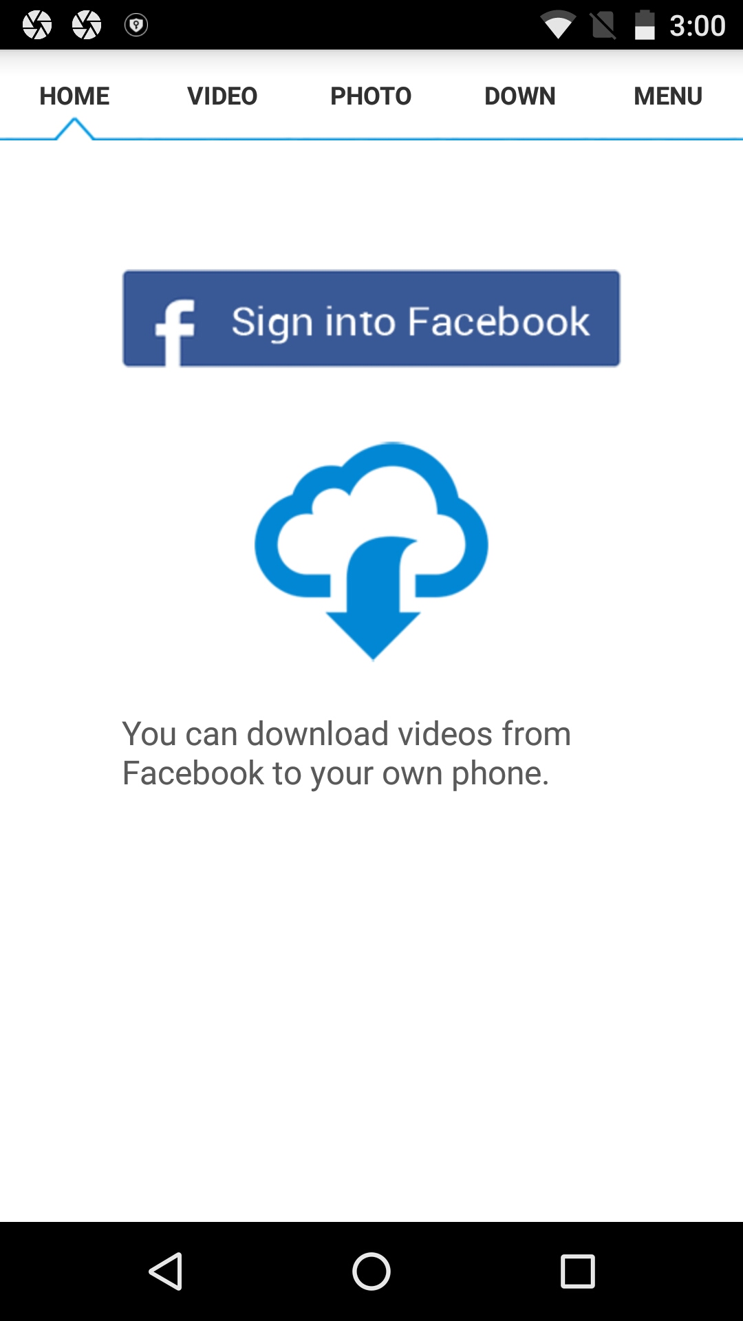 facebook video downloader for android