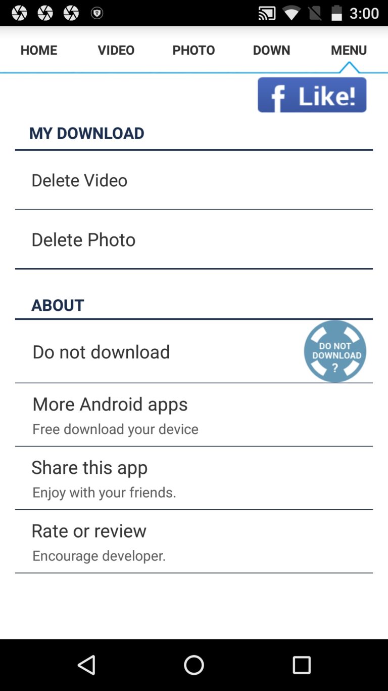 download facebook video downloader apk