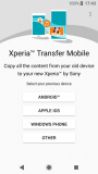 Xperia™ Transfer Mobile screenshot 1