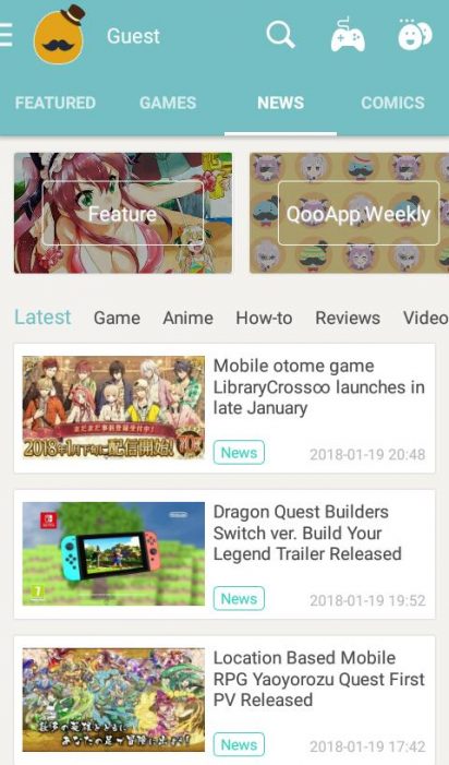 QooApp: aplicativo para baixar jogos de anime japoneses no Android - Mobile  Gamer