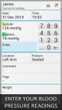 Blood Pressure Log - MyDiary screenshot 1