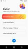 Firefox Lite tangkapan layar 1