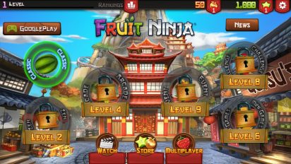 Fruit Ninja Updated for Game Center Multi-Player