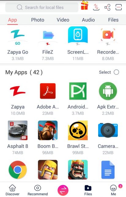 412px x 644px - Zapya 6.5.5 APK for Android - Download - AndroidAPKsFree