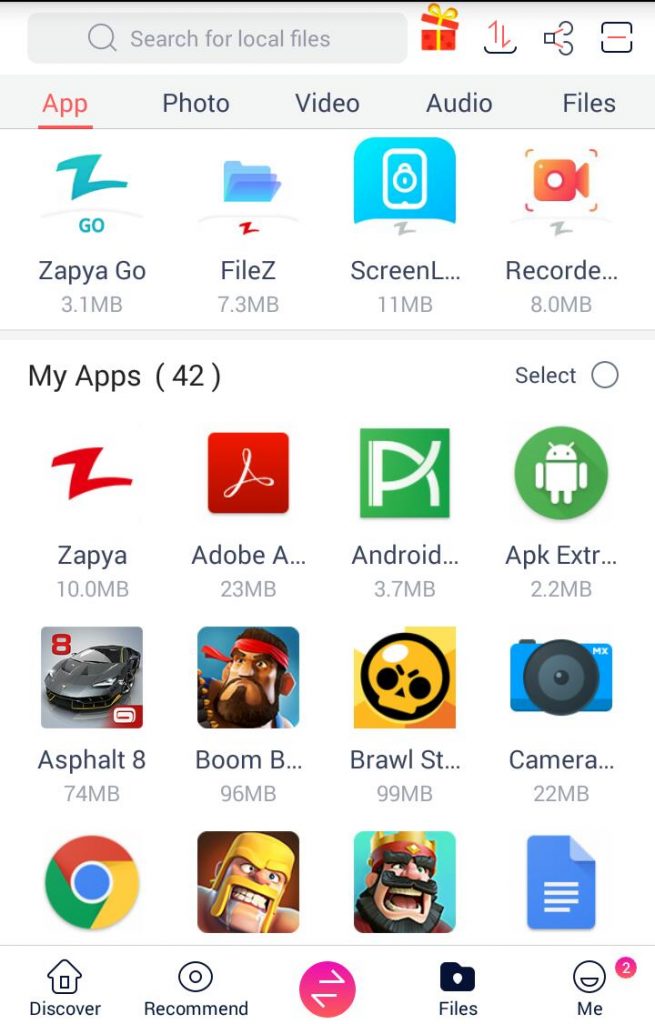 super zapya apps