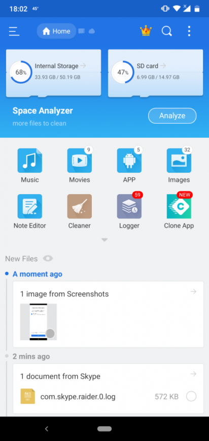 Hack ES File Explorer (Premium, Unlocked) 4.4.1.15 APK Mod APK Es-file-explorer-screen2-412x870