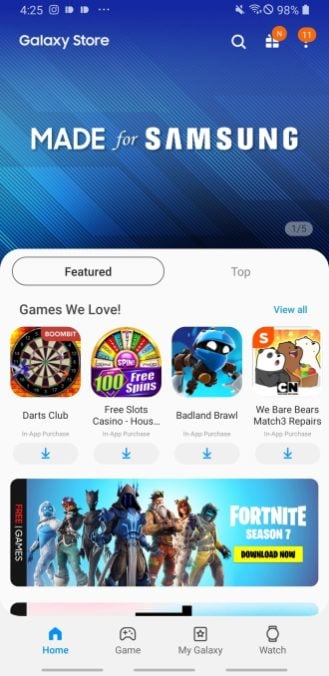 Download do APK de Samsung Galaxy Store para Android