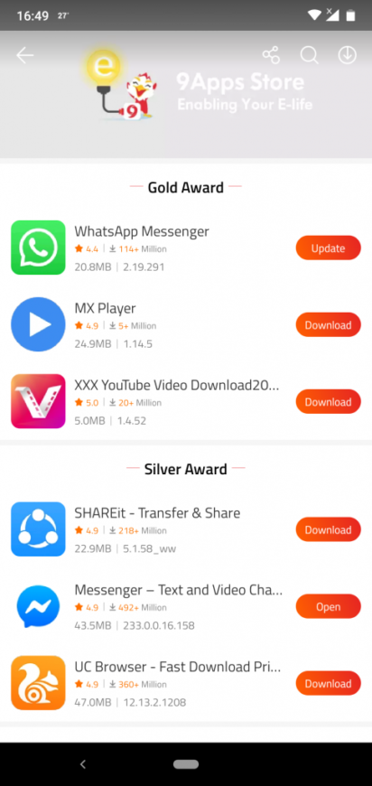 9Apps – Download 9Apps Free Fast Install for Android 2022