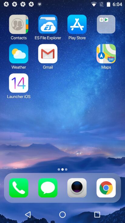 download ios 91 launcher for android