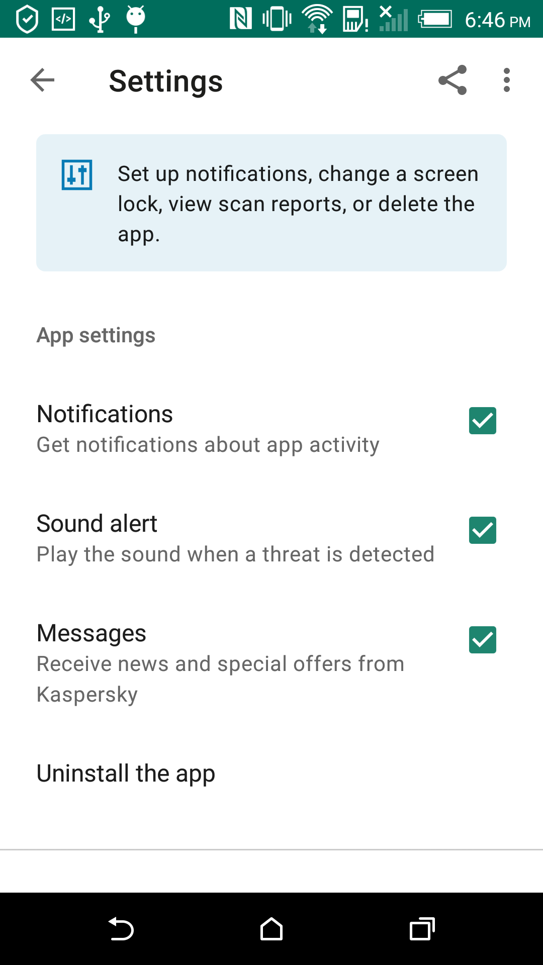 kaspersky for android mobile