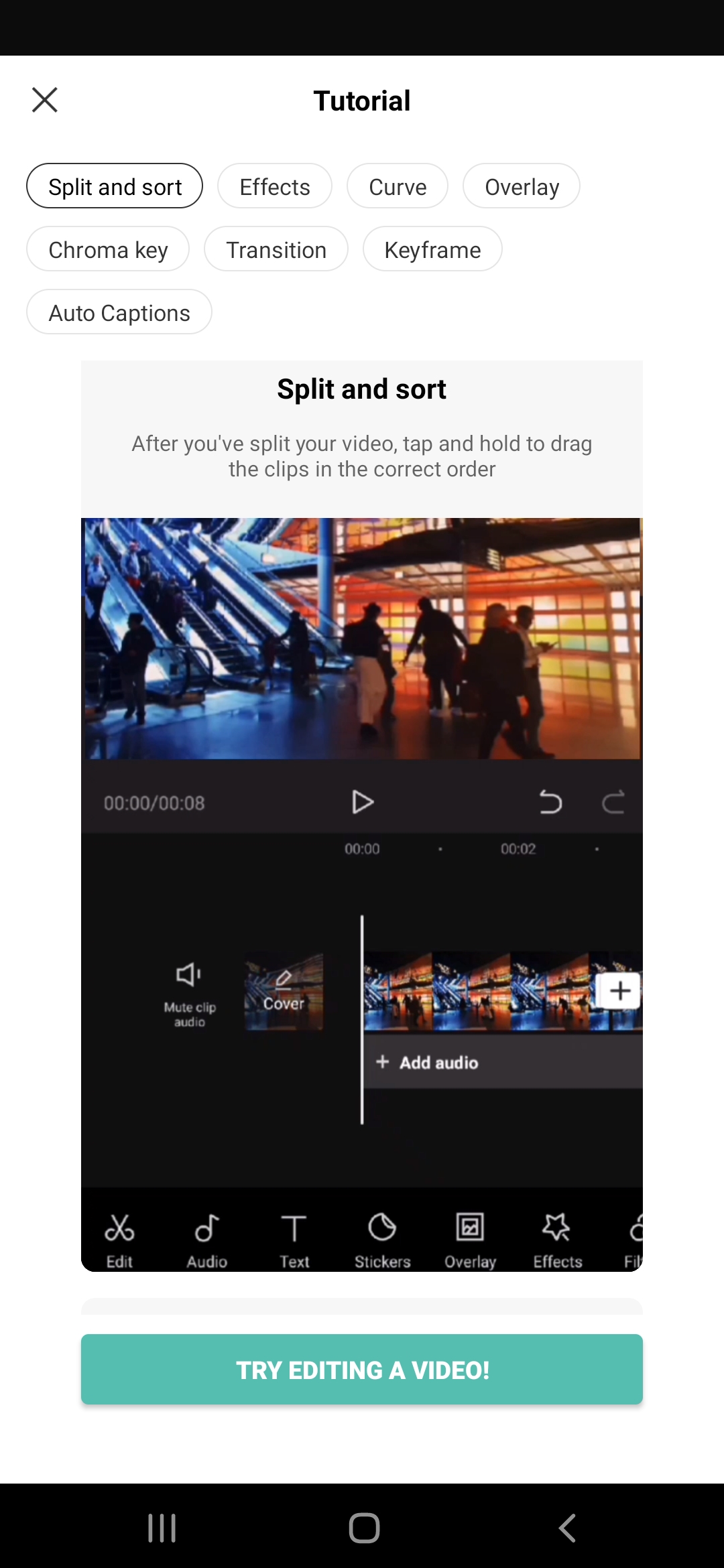 capcut editor de videos